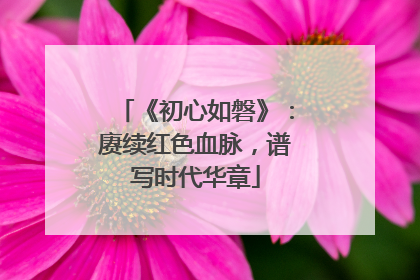 《初心如磐》：赓续红色血脉，谱写时代华章