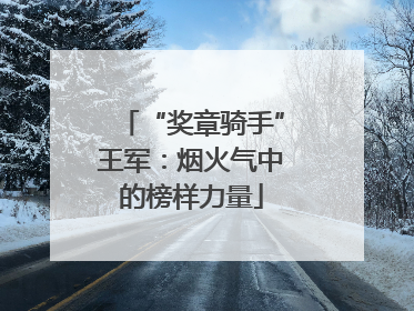 “奖章骑手”王军：烟火气中的榜样力量