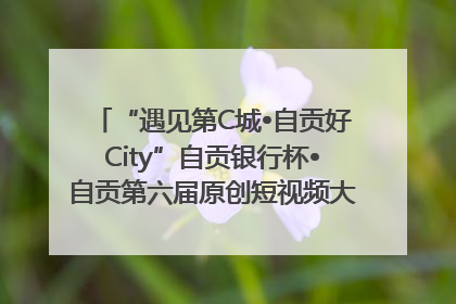 “遇见第C城•自贡好City”自贡银行杯•自贡第六届原创短视频大赛获奖名单出炉｜美好生活有“盐”味