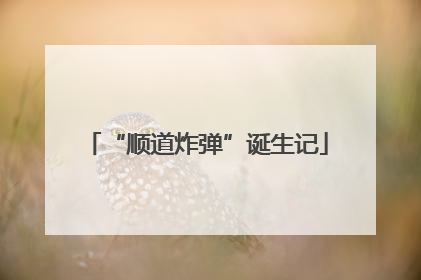 “顺道炸弹”诞生记