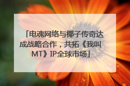 电魂网络与椰子传奇达成战略合作，共拓《我叫MT》IP全球市场