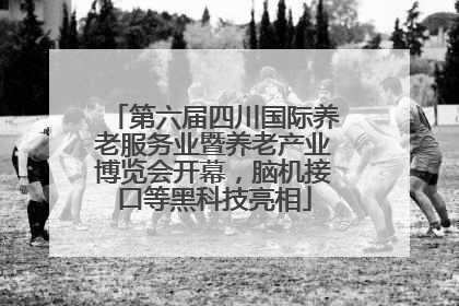 第六届四川国际养老服务业暨养老产业博览会开幕，脑机接口等黑科技亮相