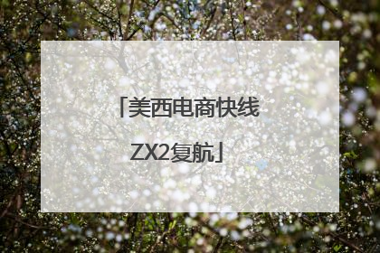 美西电商快线ZX2复航