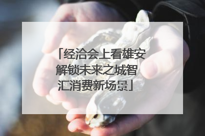 经洽会上看雄安 解锁未来之城智汇消费新场景