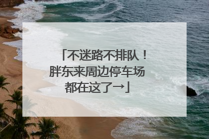 不迷路不排队！胖东来周边停车场都在这了→