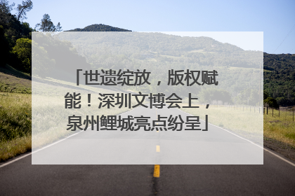 世遗绽放，版权赋能！深圳文博会上，泉州鲤城亮点纷呈