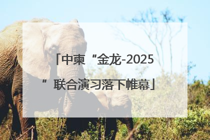 中柬“金龙-2025”联合演习落下帷幕