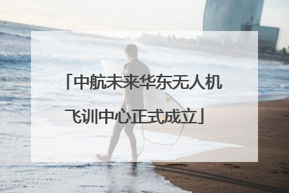中航未来华东无人机飞训中心正式成立
