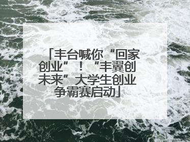 丰台喊你“回家创业”！“丰翼创未来”大学生创业争霸赛启动