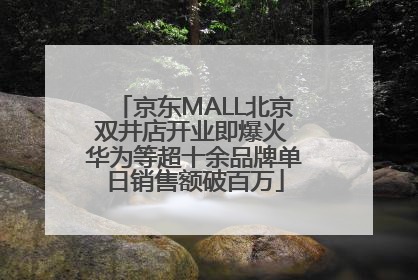 京东MALL北京双井店开业即爆火 华为等超十余品牌单日销售额破百万