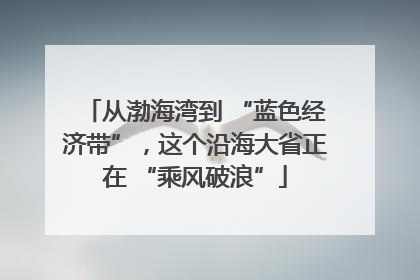从渤海湾到 “蓝色经济带”，这个沿海大省正在 “乘风破浪”