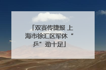 双赛传捷报 上海市徐汇区军休“乒”劲十足