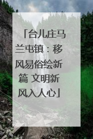 台儿庄马兰屯镇：移风易俗绘新篇 文明新风入人心