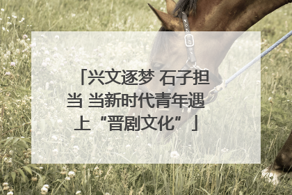 兴文逐梦 石子担当 当新时代青年遇上“晋剧文化”