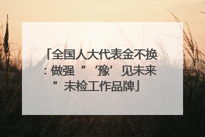全国人大代表金不换：做强“‘豫’见未来”未检工作品牌