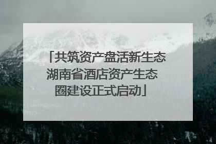共筑资产盘活新生态 湖南省酒店资产生态圈建设正式启动