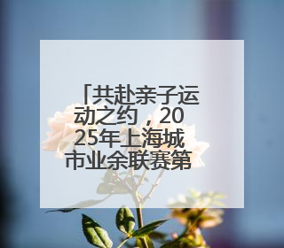 共赴亲子运动之约，2025年上海城市业余联赛第三届超越极限亲子挑战赛落幕