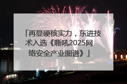 再显硬核实力，东进技术入选《嘶吼2025网络安全产业图谱》