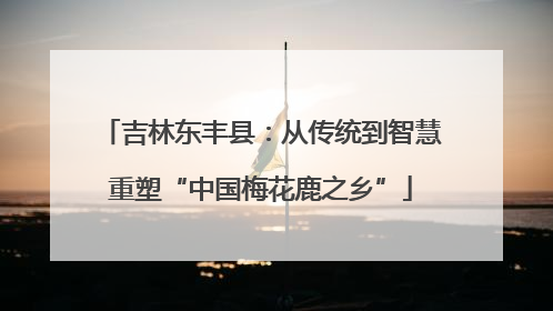 吉林东丰县：从传统到智慧重塑“中国梅花鹿之乡”