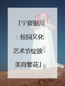 宁夏银川：校园文化艺术节绽放美育繁花