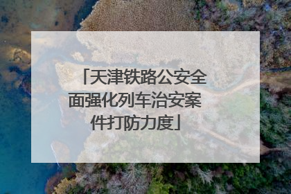 天津铁路公安全面强化列车治安案件打防力度