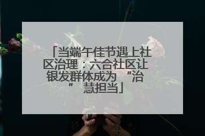 当端午佳节遇上社区治理：六合社区让银发群体成为 “治” 慧担当