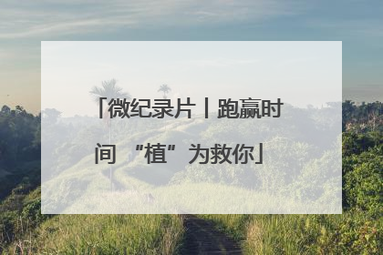 微纪录片丨跑赢时间 “植”为救你