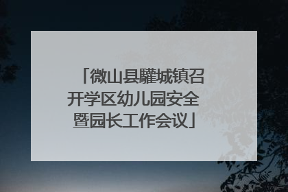 微山县驩城镇召开学区幼儿园安全暨园长工作会议