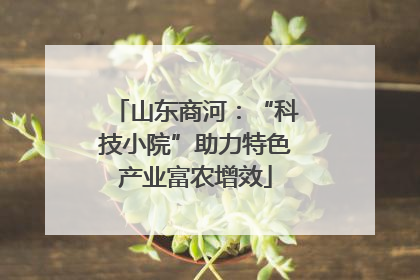 山东商河：“科技小院”助力特色产业富农增效