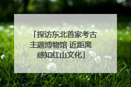 探访东北首家考古主题博物馆 近距离感知红山文化