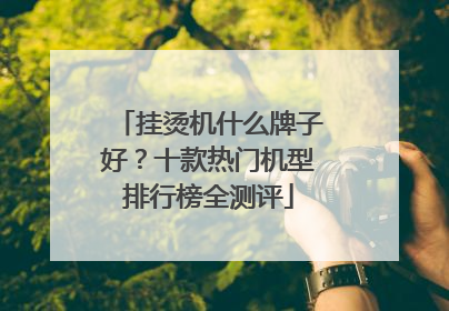 挂烫机什么牌子好？十款热门机型排行榜全测评