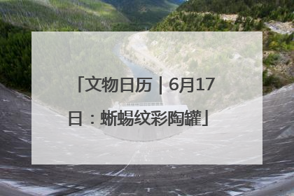 文物日历｜6月17日：蜥蜴纹彩陶罐