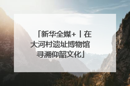 新华全媒+丨在大河村遗址博物馆寻溯仰韶文化