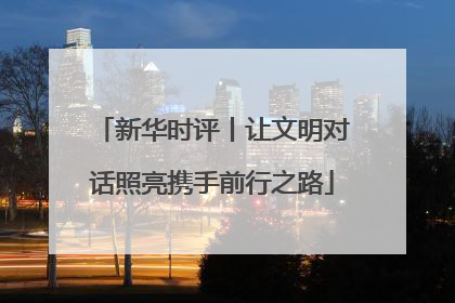 新华时评丨让文明对话照亮携手前行之路