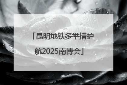 昆明地铁多举措护航2025南博会