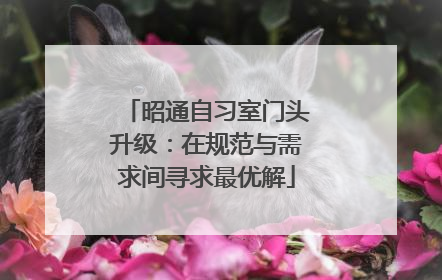 昭通自习室门头升级：在规范与需求间寻求最优解