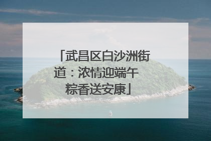 武昌区白沙洲街道：浓情迎端午 粽香送安康