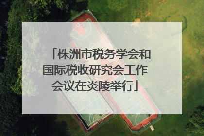 株洲市税务学会和国际税收研究会工作会议在炎陵举行