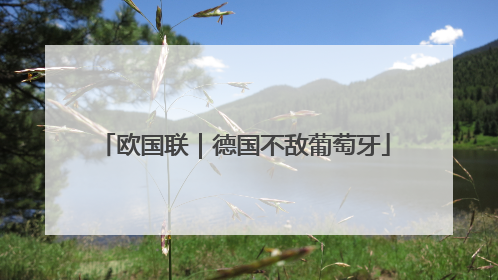欧国联｜德国不敌葡萄牙
