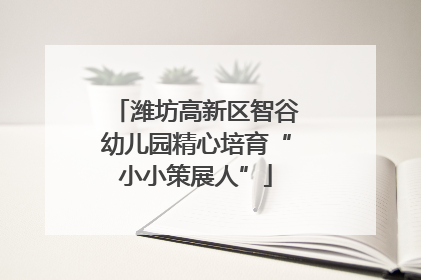 潍坊高新区智谷幼儿园精心培育“小小策展人”