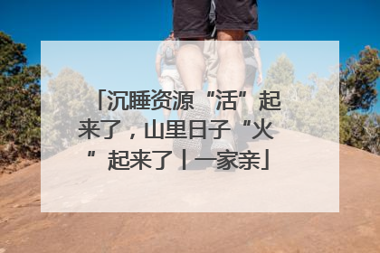 沉睡资源“活”起来了，山里日子“火”起来了丨一家亲