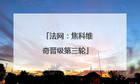 法网：焦科维奇晋级第三轮