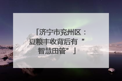 济宁市兖州区：夏粮丰收背后有“智慧田管”