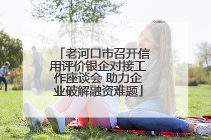 老河口市召开信用评价银企对接工作座谈会 助力企业破解融资难题