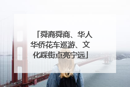 舜裔舜商、华人华侨花车巡游、文化踩街点亮宁远