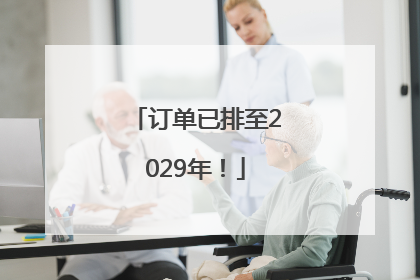 订单已排至2029年！