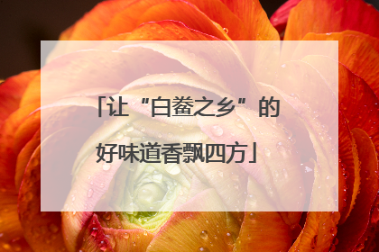 让“白鲞之乡”的好味道香飘四方