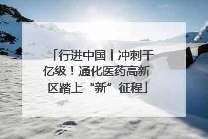 行进中国丨冲刺千亿级！通化医药高新区踏上“新”征程