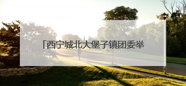 西宁城北大堡子镇团委举办迎“七一”文艺演出