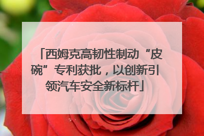 西姆克高韧性制动“皮碗”专利获批，以创新引领汽车安全新标杆
